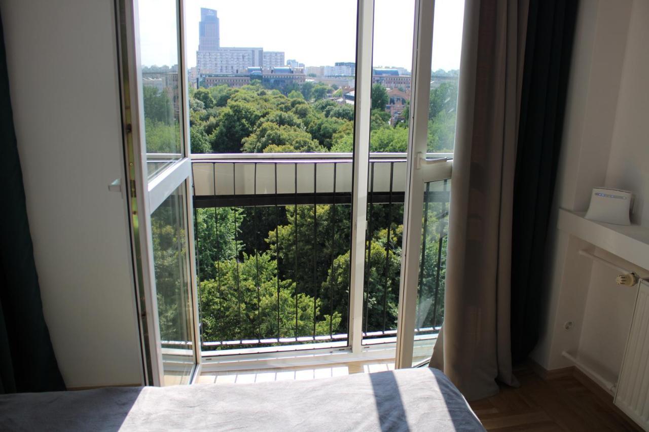 Strict Center Warsaw Comfortable Apartment, 10Th-Floor With Beautiful View On The Park And Skyscrapers, Free Wifi, Self Check-In/Out Exteriör bild