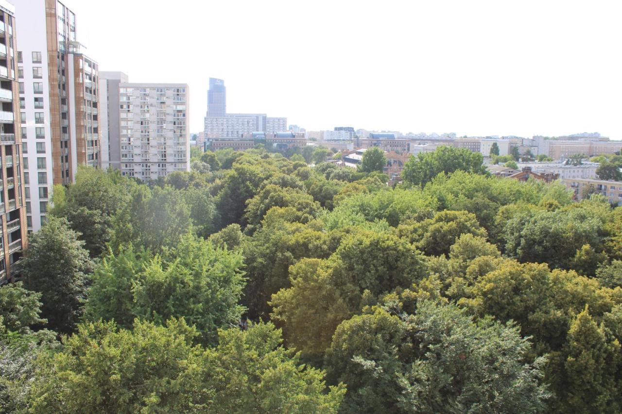 Strict Center Warsaw Comfortable Apartment, 10Th-Floor With Beautiful View On The Park And Skyscrapers, Free Wifi, Self Check-In/Out Exteriör bild